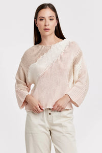 AZARIA SWEATER NEAPOLITAN COLORBLOCK
