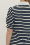 D29635 Navy Striped Dress