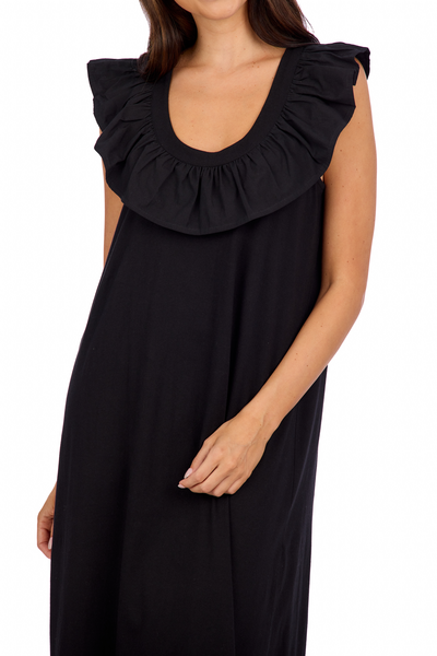 KIMI RUFFLE MAXI DRESS
