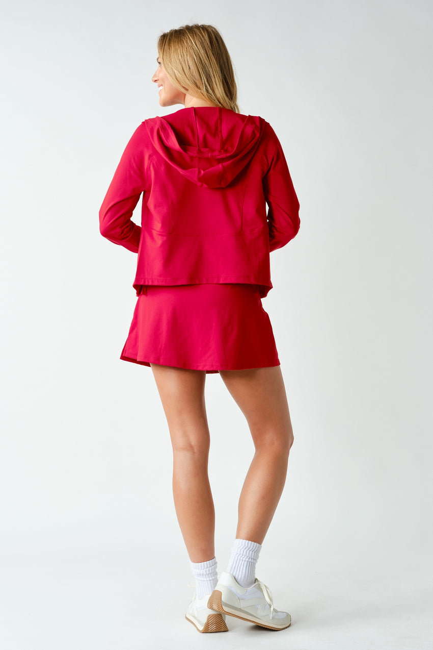 AJ3313 Venice Zip Up Hooded Jacket