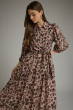 D33680 Leopard Print Dress