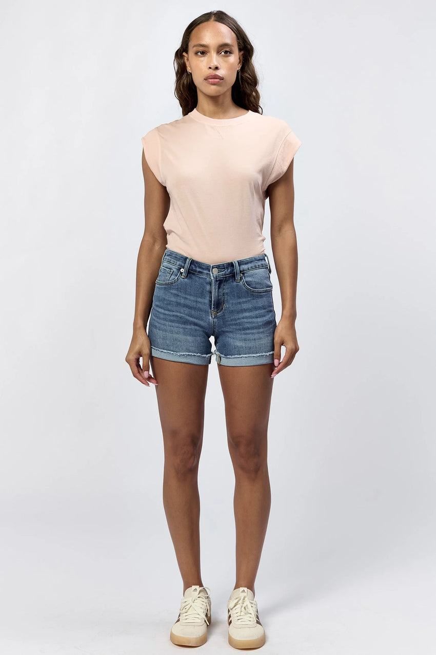 AVA BLOOMTONE DENIM SHORT