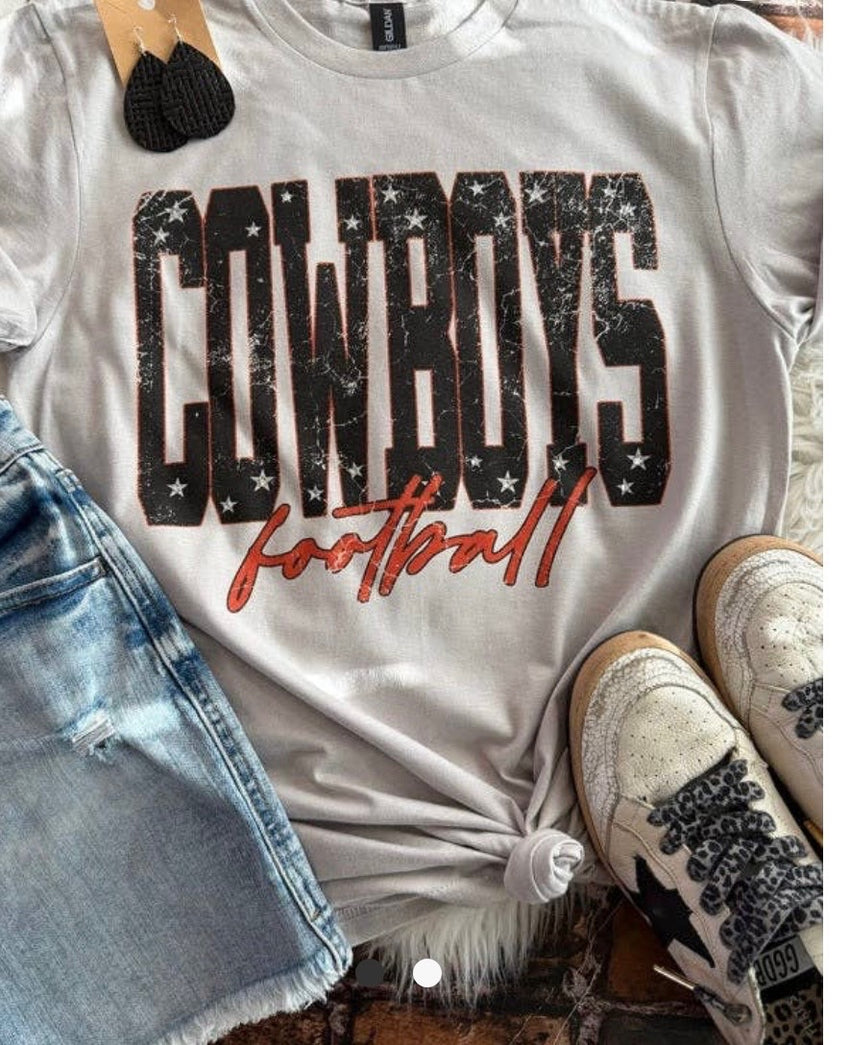 Cowboys Football Gem Stone Tee