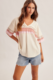 34233 Mixed Stripe Top