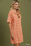 N7228 Game Day Dress Orange
