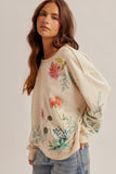 34443 Ecru Botanic Garden Shirt