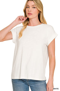 CST-3435Y White Cotton Tee