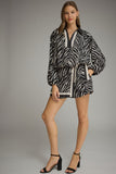 P32882 Zebra Print Skort