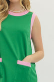 D30617 Green Twiggy Dress
