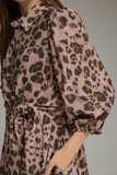 D33680 Leopard Print Dress