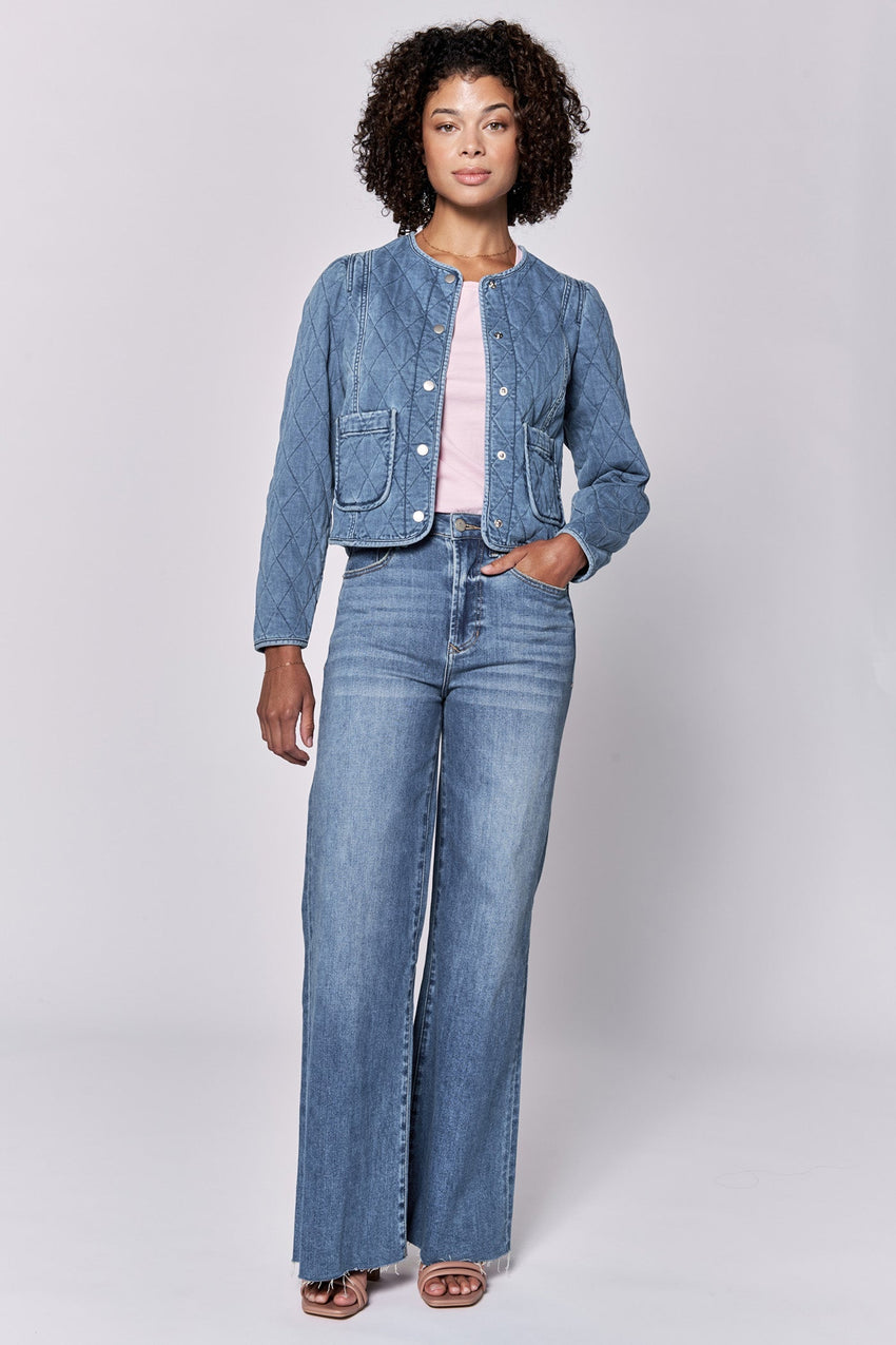 Kit Moon Star Quilted Jacket