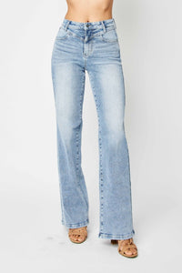 Judy Blue HW Front Yoke Wide Leg