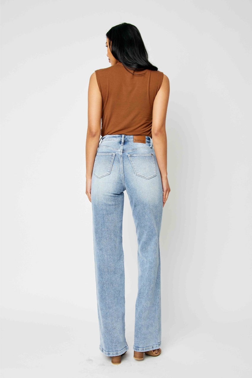 Judy Blue HW Front Yoke Wide Leg