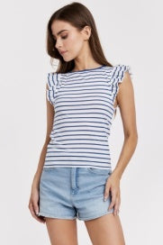 Akiko Navy/White