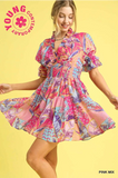 Pink Mix Dress