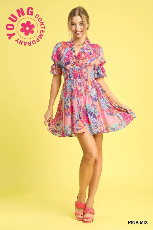 Pink Mix Dress