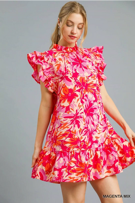 Magenta Mix Dress
