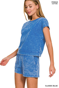 Classic Blue Short Set