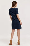 Suede Demi Eclipse Dress