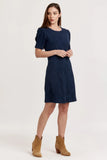 Suede Demi Eclipse Dress