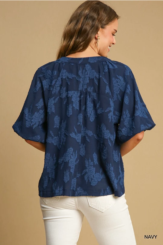 Navy Floral