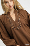 Brown Leopard Yoke