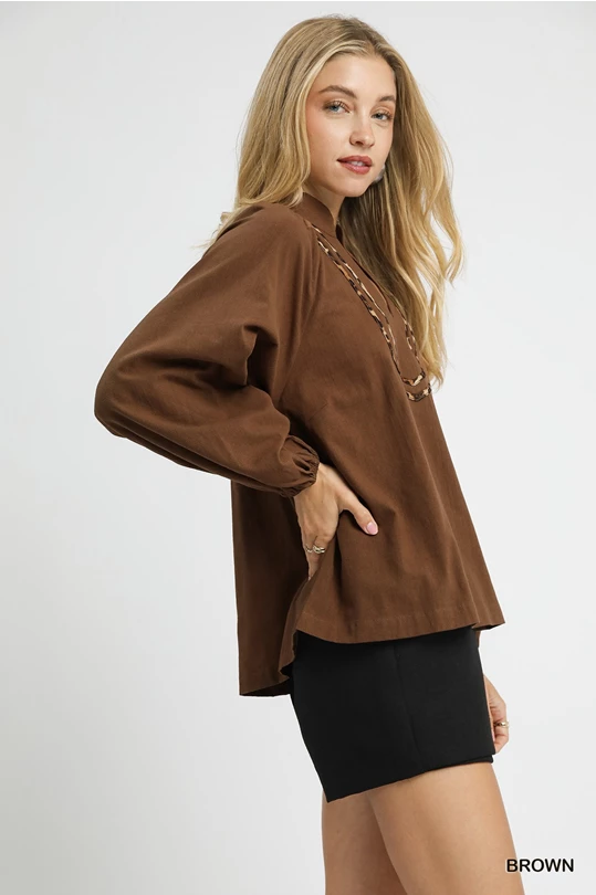 Brown Leopard Yoke