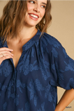 Navy Floral