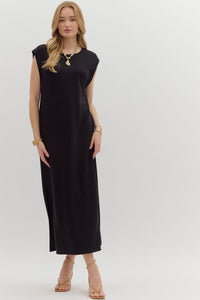 Black SS Maxi Dress