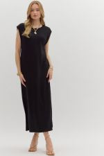 Black SS Maxi Dress