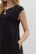 Black SS Maxi Dress
