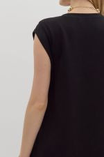 Black SS Maxi Dress