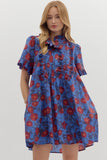 Midnight Floral Dress