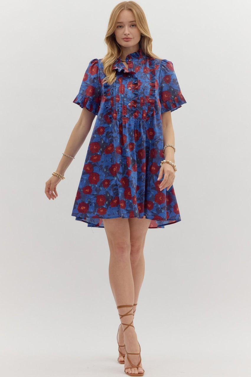 Midnight Floral Dress