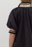 Black Puff Sleeve Dress