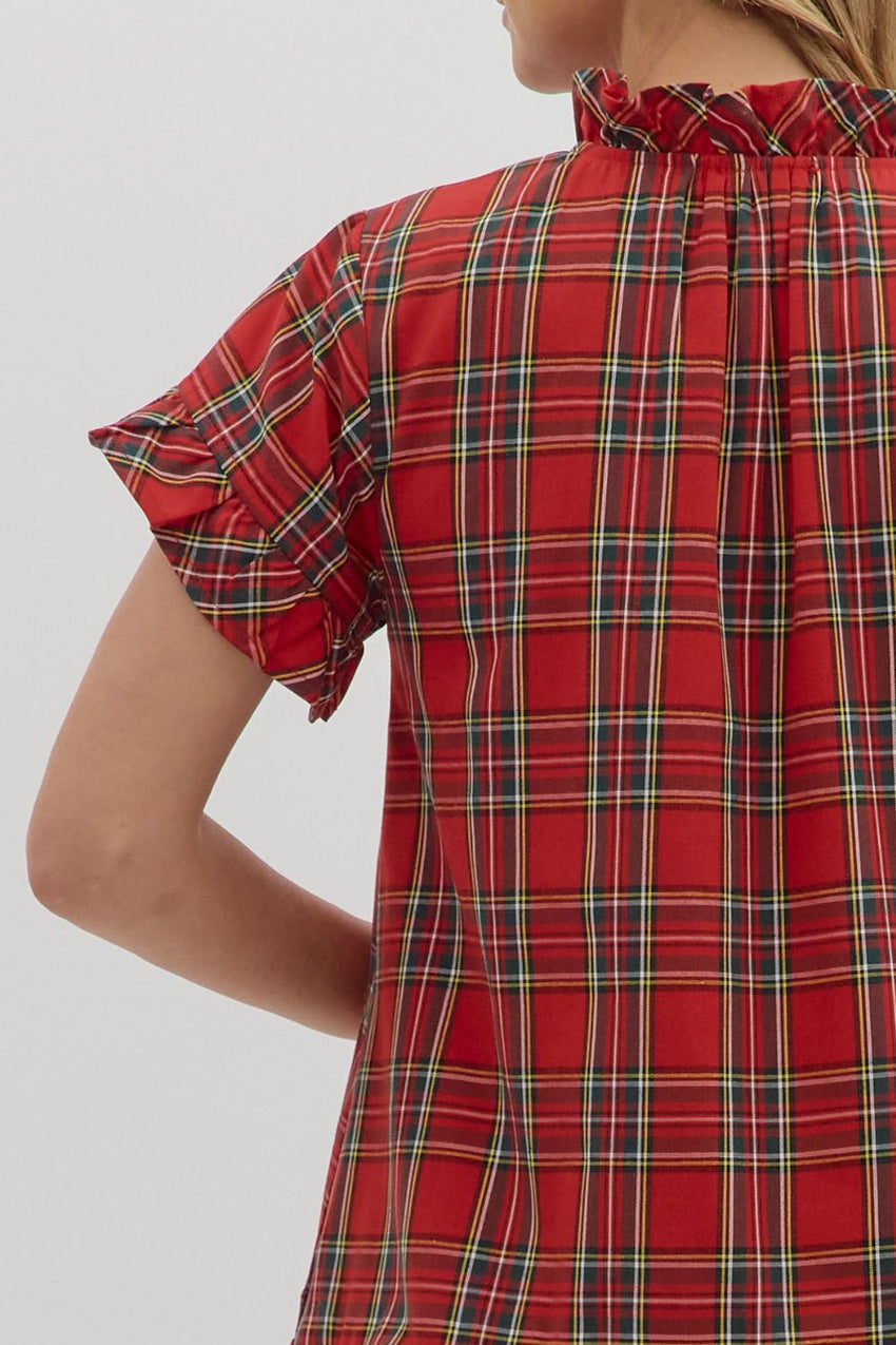 Red Plaid Dress
