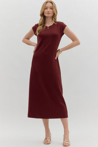 Burgundy Maxi Dress