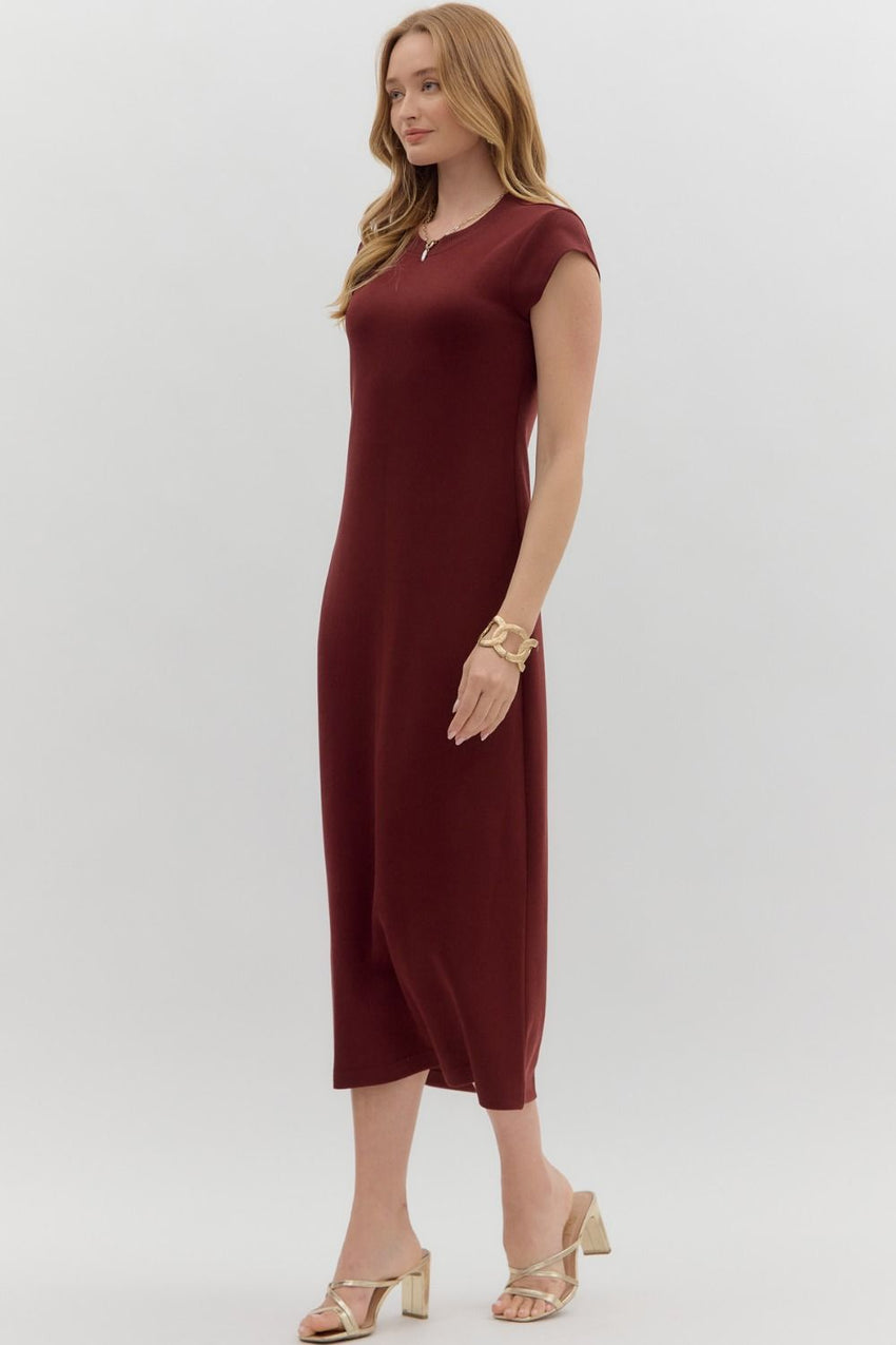 Burgundy Maxi Dress
