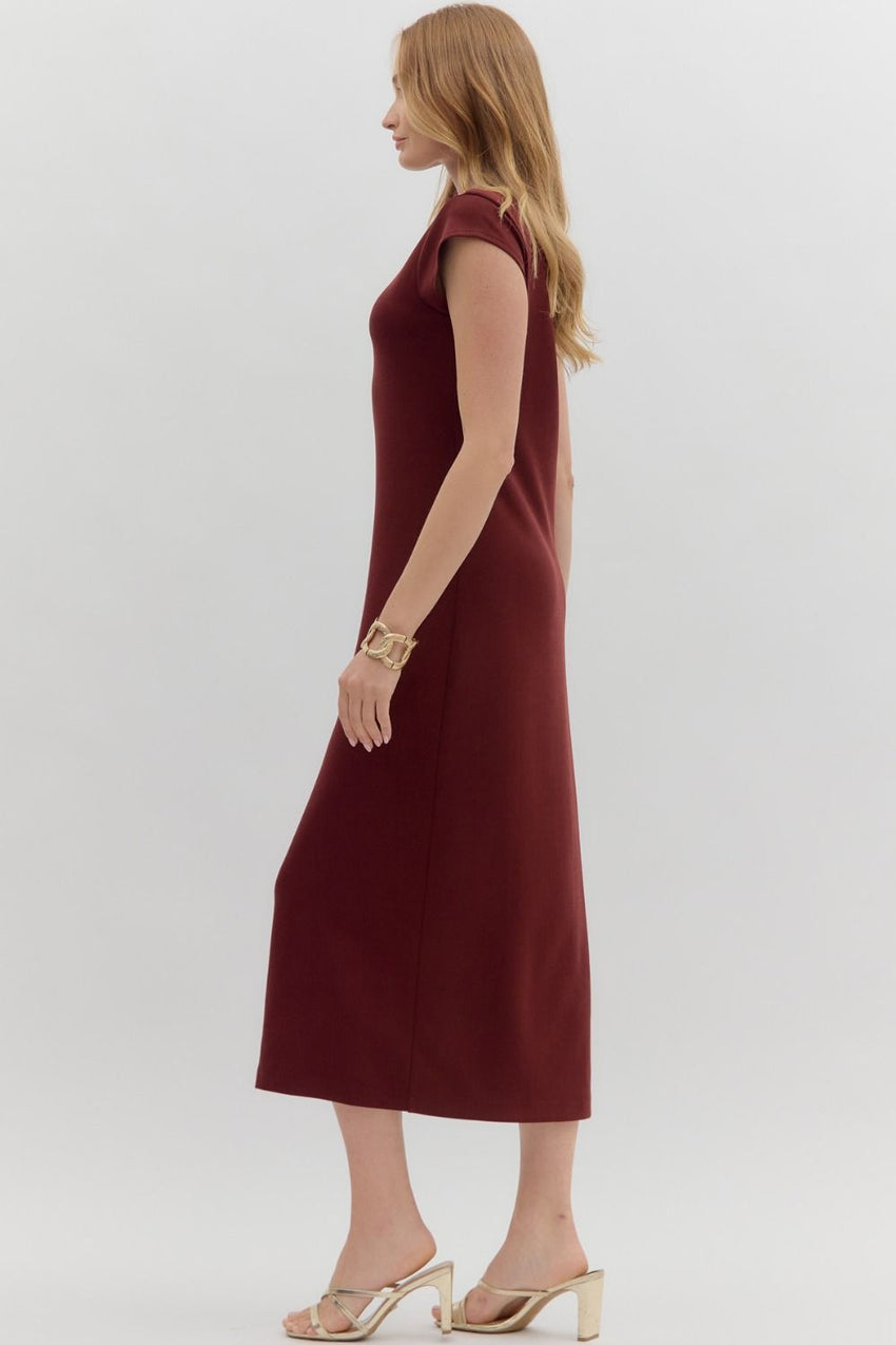 Burgundy Maxi Dress
