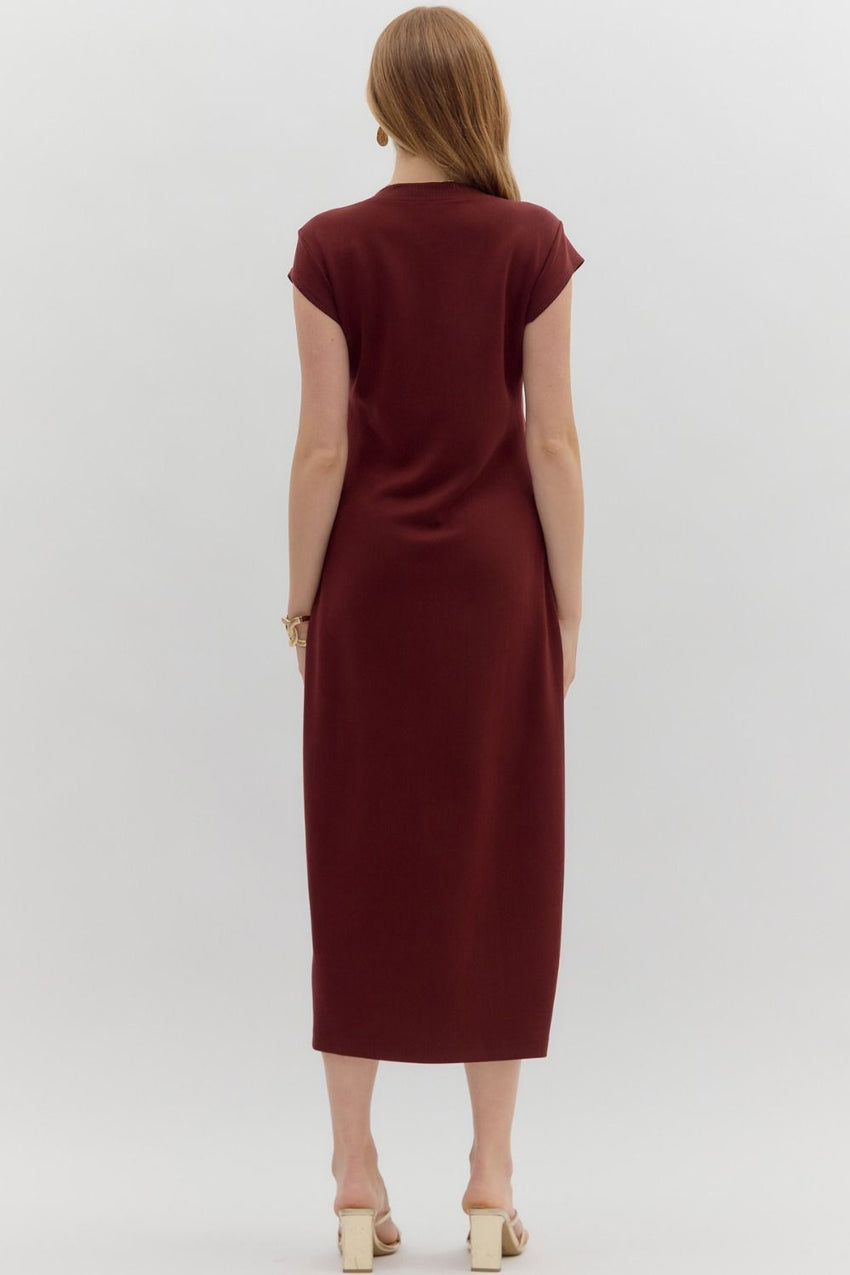 Burgundy Maxi Dress
