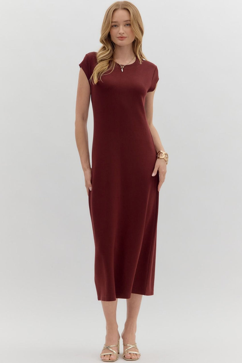 Burgundy Maxi Dress