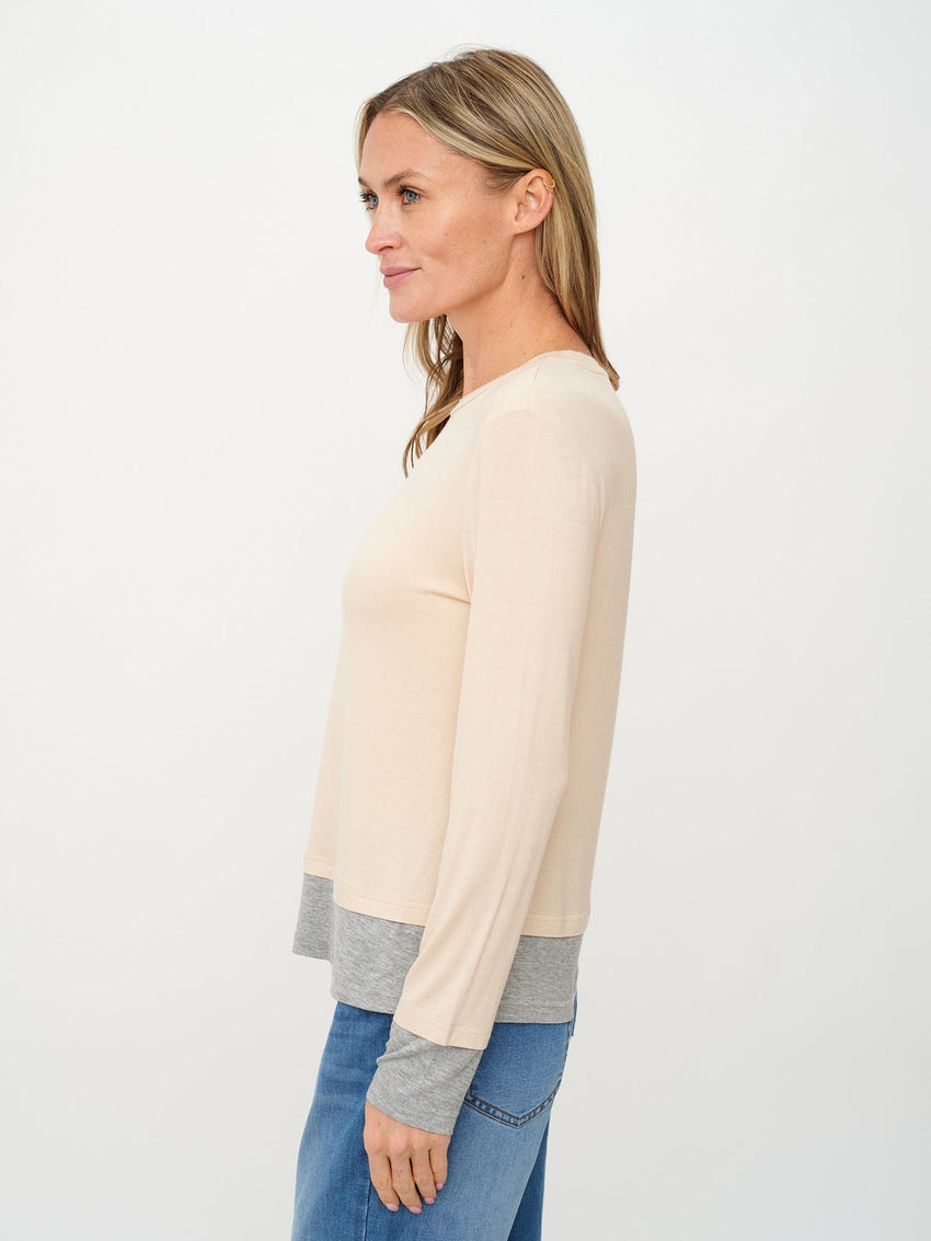 SF1325 Latte Layered Tee