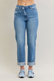 881003REG Crossed Button Jean