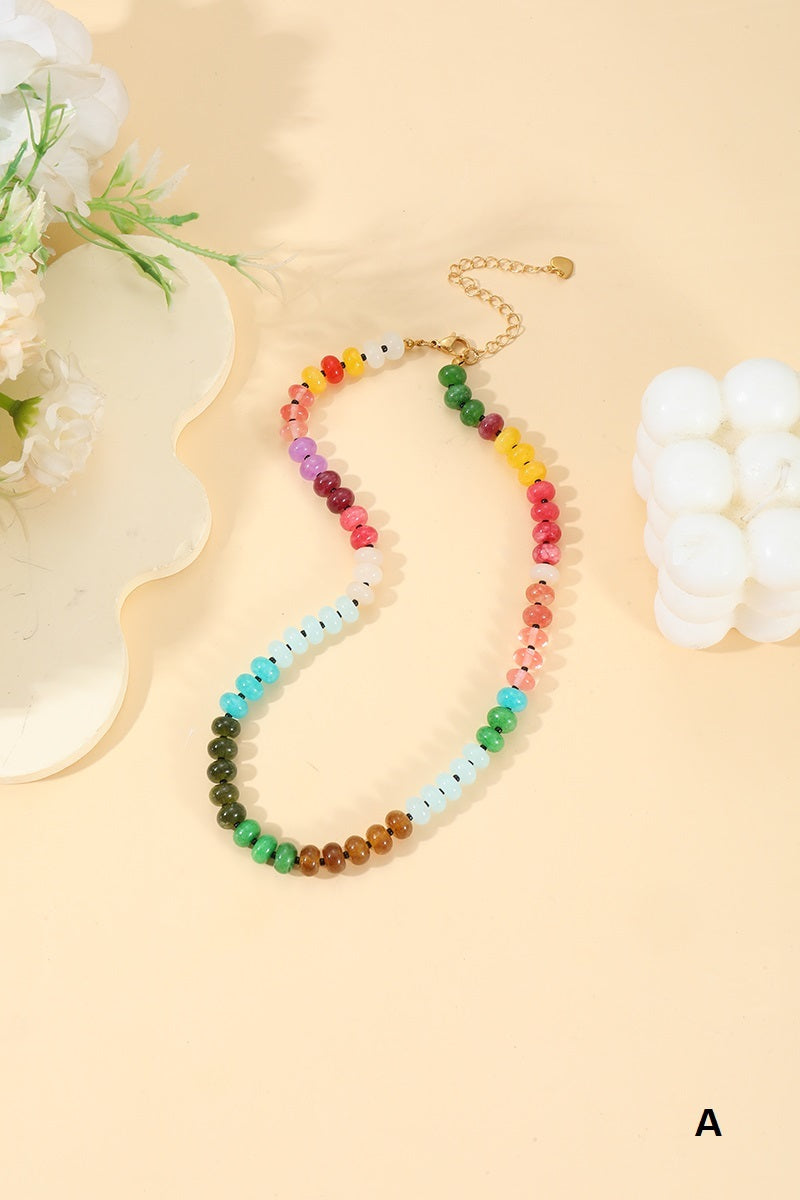 U604 Natural Stone Necklace