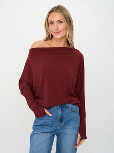 SF0396 Burgundy Anywhere Top