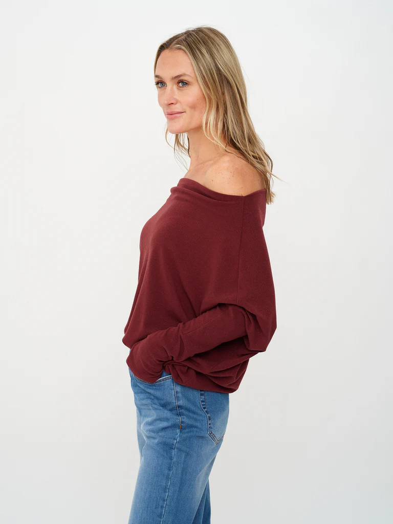 SF0396 Burgundy Anywhere Top