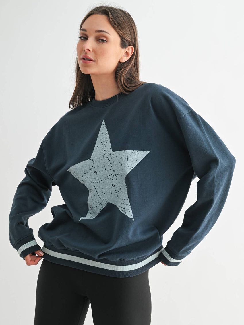 Vintage Supernova Crewneck Pullover