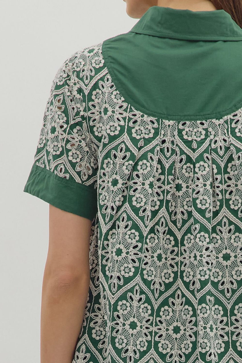 D27448 Hunter Green Dress