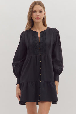 D28881  L/S Mini Dress