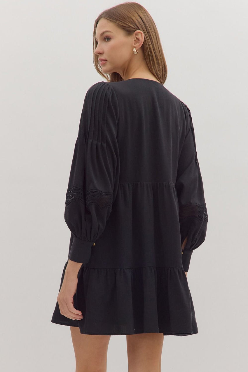 D28881  L/S Mini Dress